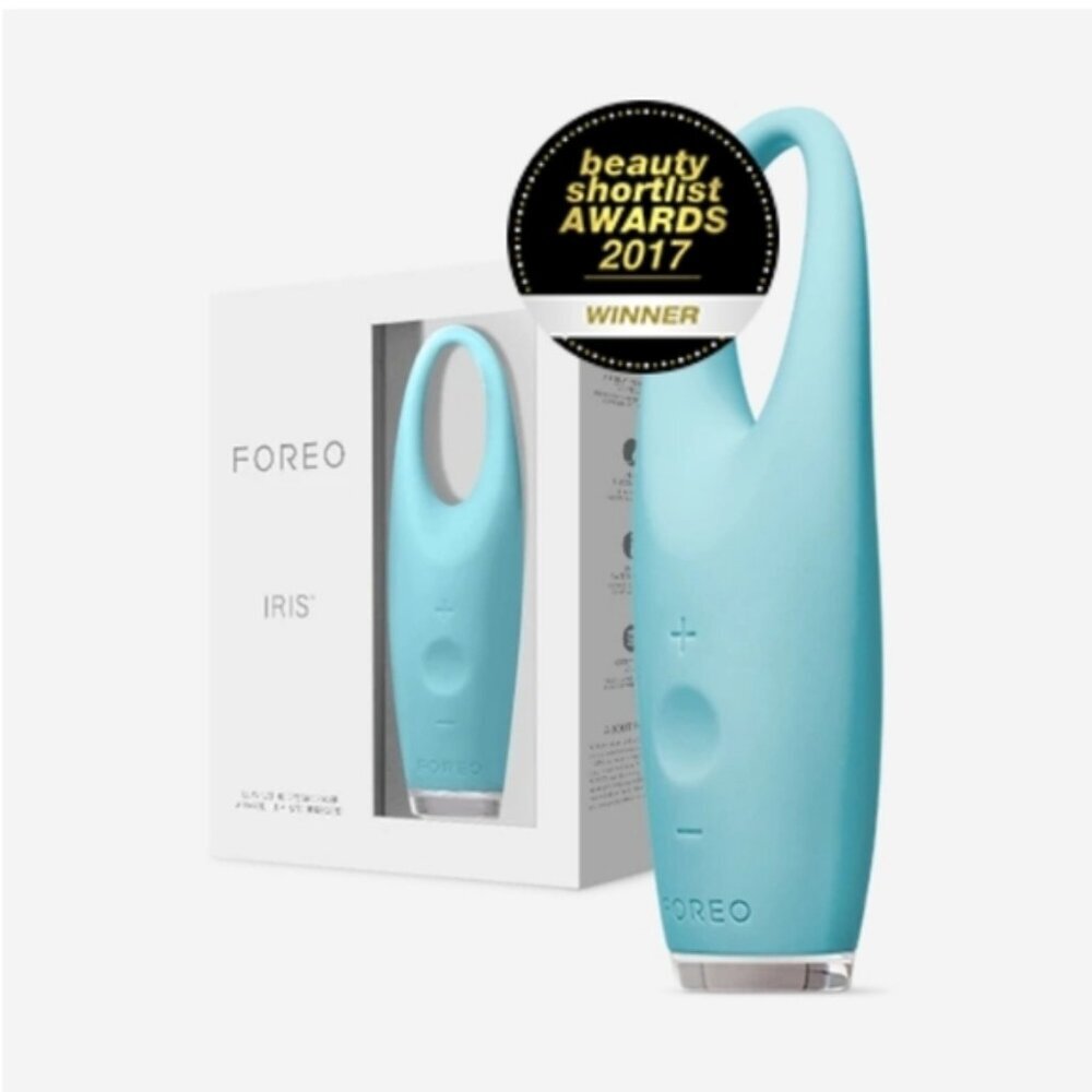 NIB FOREO IRIS Illuminating Eye Massager (Mint color).